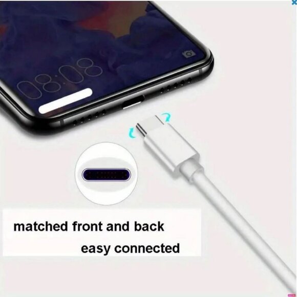 iPhone Charging Bundle: 18W Type C &  USB A Chargers, C to C & 8-Pin 3' Cables - Picture 7 of 8